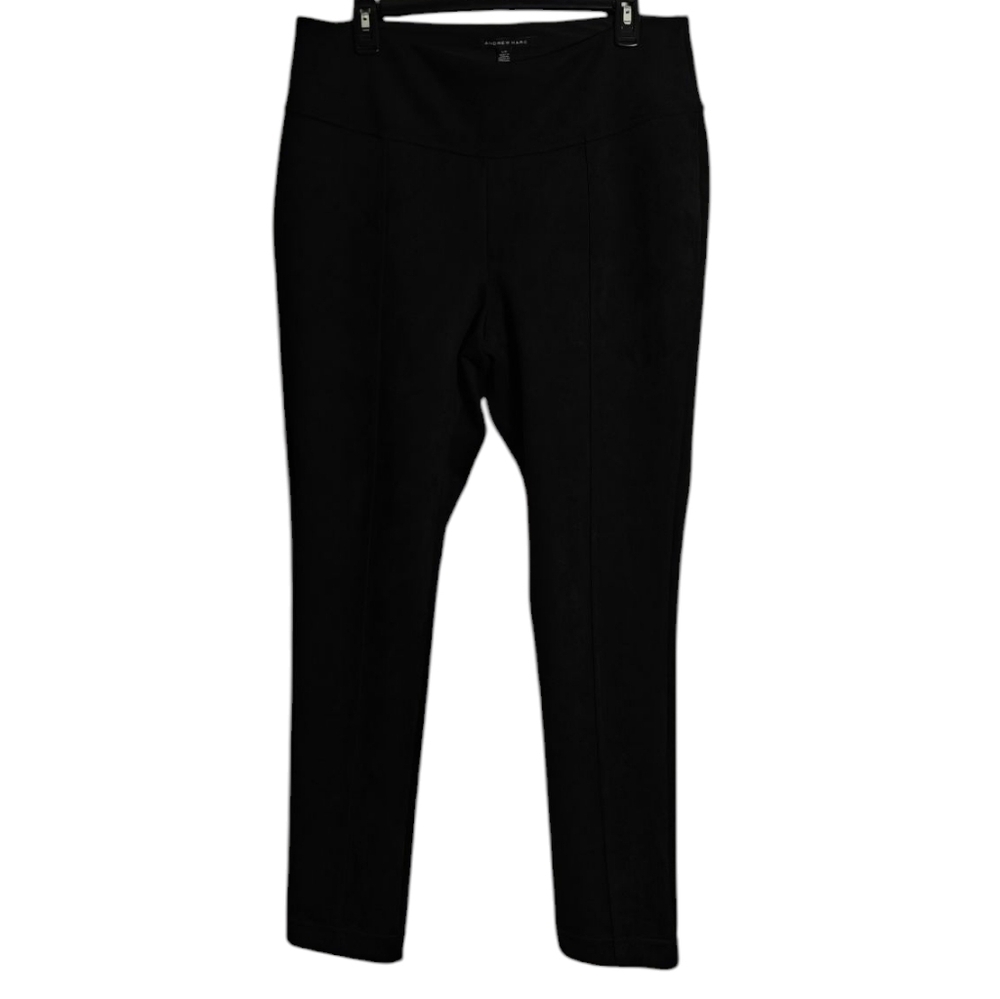 ANDREW MARC High Rise Faux Suede Ankle Pant Leggings Size Large